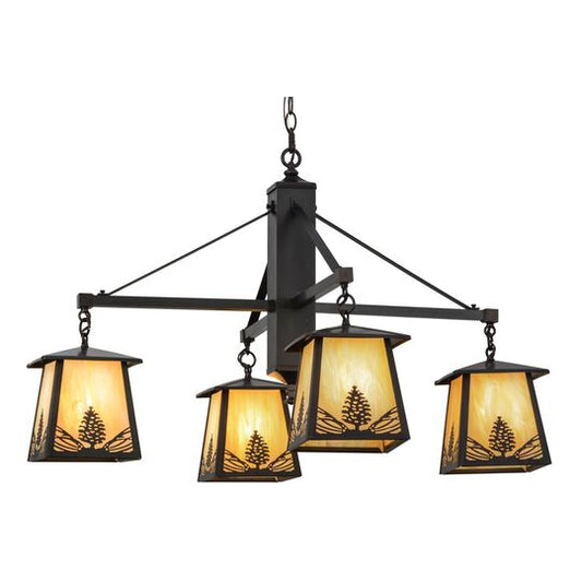 38 Inch 4 Light Chandelier by Meyda Lighting