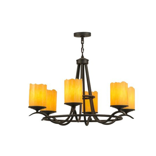 39 Inch 6 Light Chandelier by Meyda Lighting