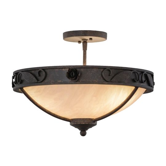 17 Inch 3 Light Flush Mount by Meyda Lighting
