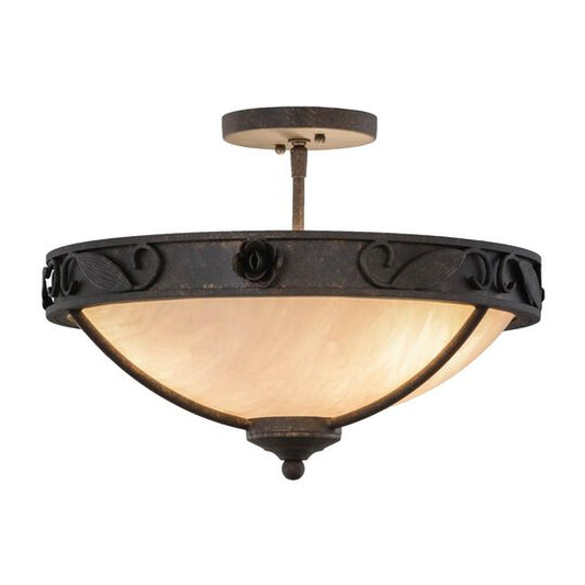 17 Inch 3 Light Flush Mount by Meyda Lighting