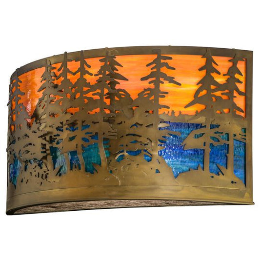 Tall Pines 36 Inch 2 Light Wall Sconce by Meyda Lighting