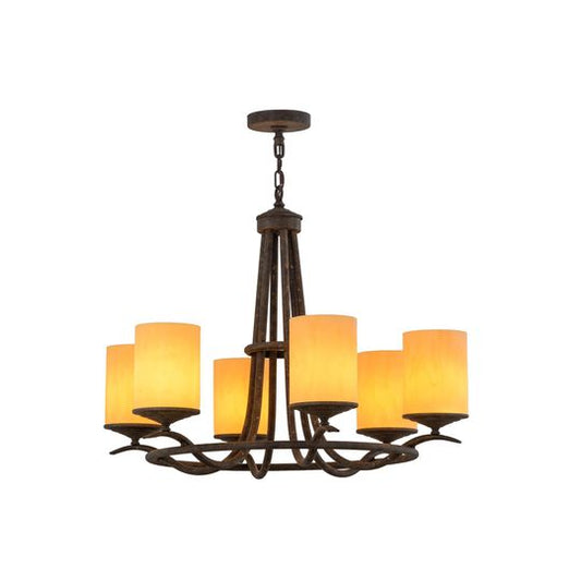 36 Inch 6 Light Chandelier by Meyda Lighting