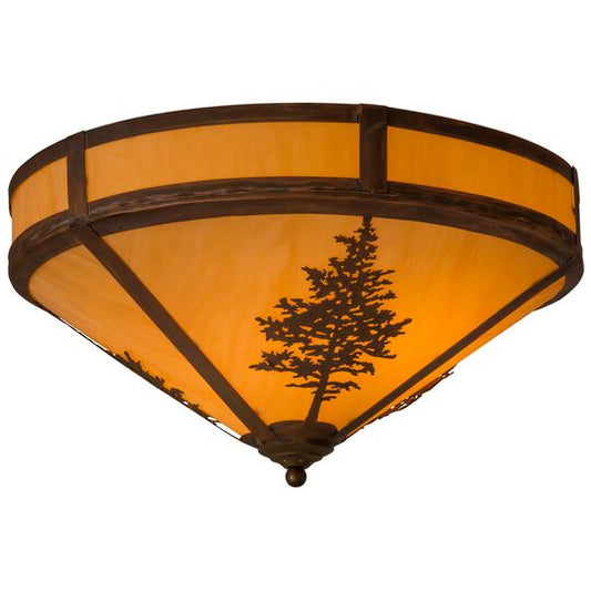 20 Inch 2 Light Flush Mount by Meyda Lighting