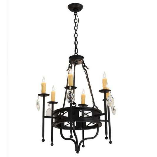 24 Inch 6 Light Chandelier by Meyda Lighting