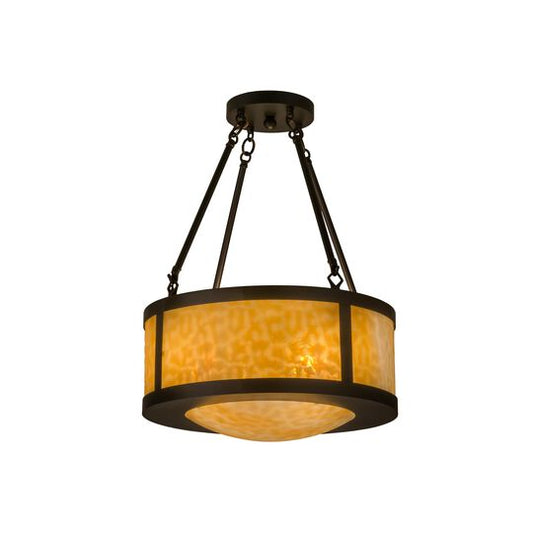 18 Inch 4 Light Semi Flush Mount by Meyda Lighting