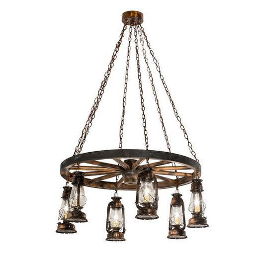 40 Inch 6 Light Chandelier by Meyda Lighting
