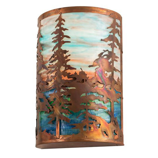 Tall Pines 18 Inch Tall 2 Light Wall Sconce by Meyda Lighting