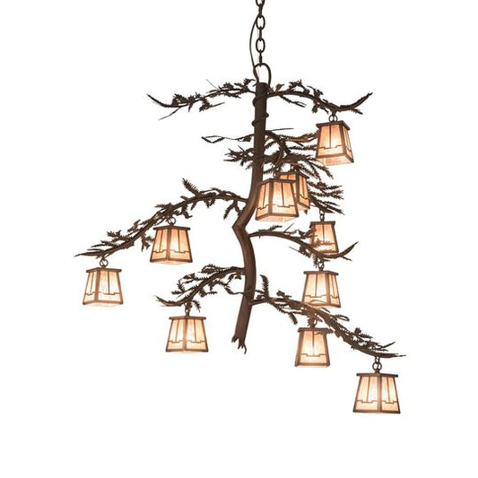 42 Inch 10 Light Semi Flush Mount by Meyda Lighting