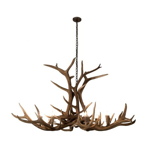 66 Inch 8 Light Semi Flush Mount by Meyda Lighting