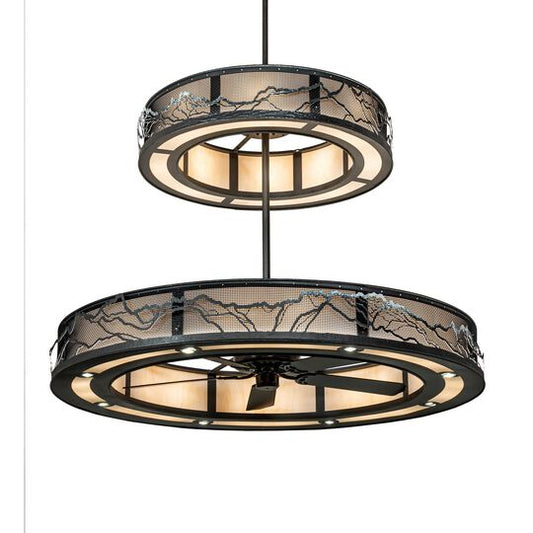 Telluride Magic 72 Inch 2 Light LED Chandelier by Meyda Lighting