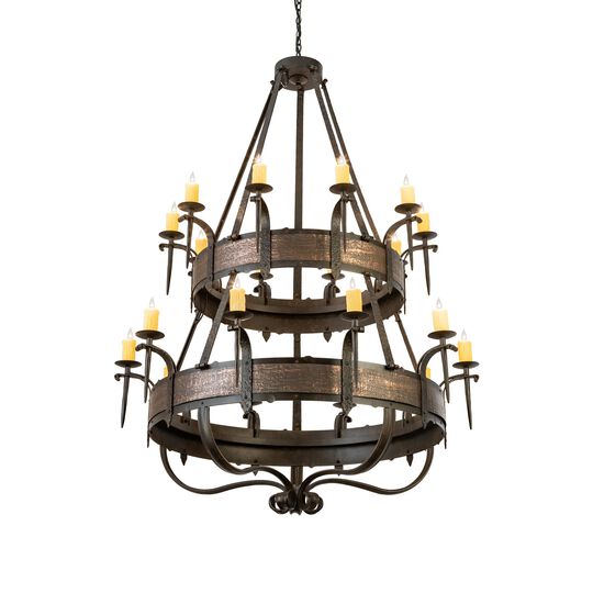 Costello 56 Inch 3 Light Chandelier by Meyda Lighting