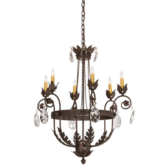 Antonia 26 Inch 8 Light Chandelier by Meyda Lighting