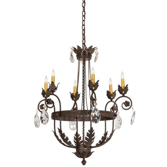 Antonia 26 Inch 8 Light Chandelier by Meyda Lighting