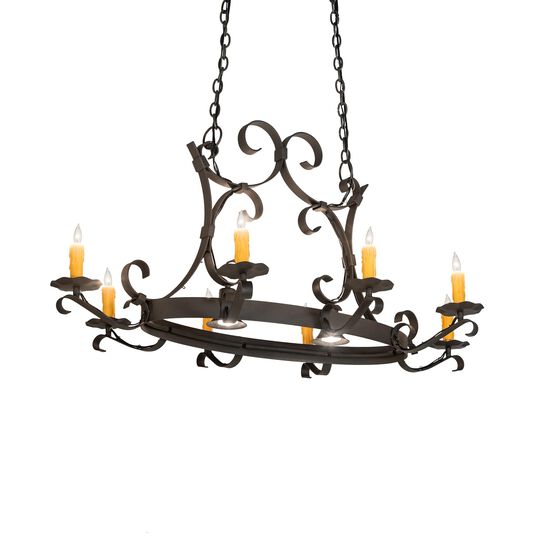 Handforged 51 Inch 2 Light Chandelier by Meyda Lighting