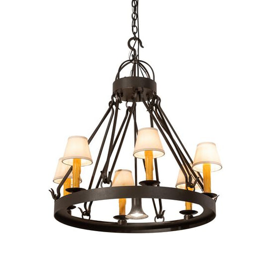Lakeshore 29 Inch 8 Light Chandelier by Meyda Lighting