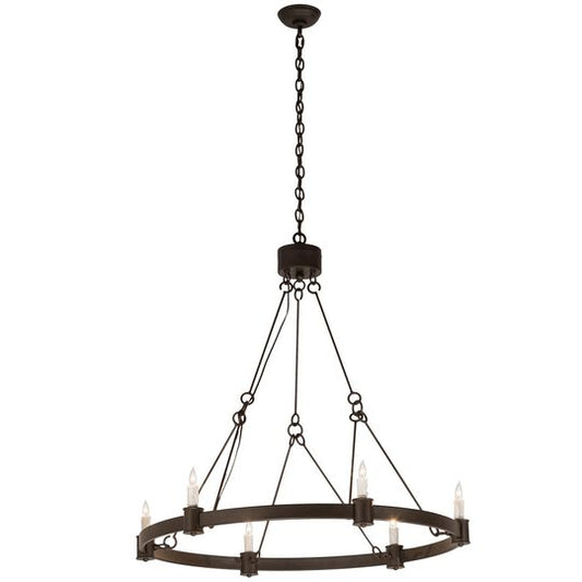 Kenosha 36 Inch 6 Light Chandelier by Meyda Lighting