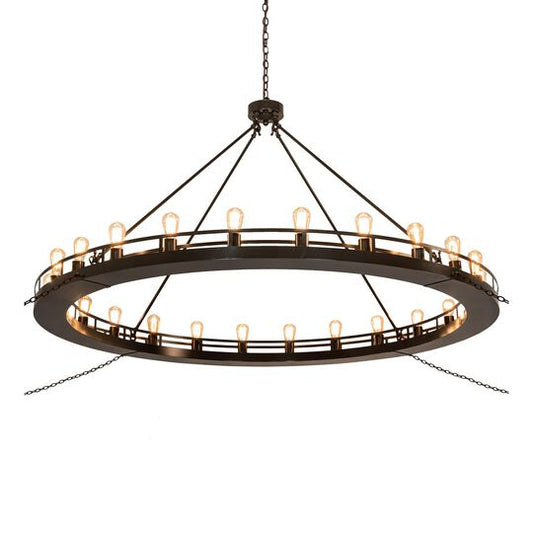 Barbury 72 Inch 2 Light Chandelier by Meyda Lighting