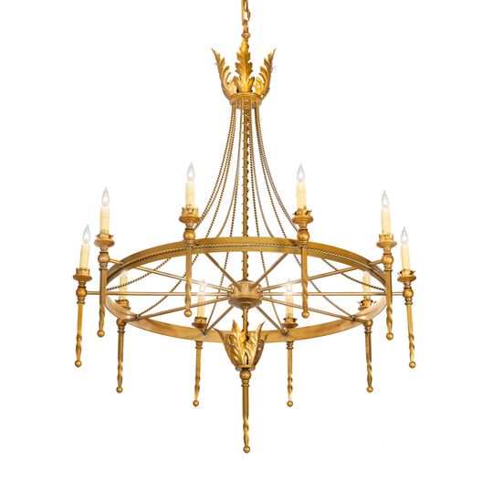 Amaury 36 Inch 10 Light Chandelier by Meyda Lighting