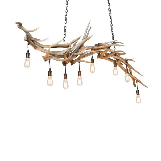 Antlers 69 Inch 3 Light Mini Chandelier by Meyda Lighting