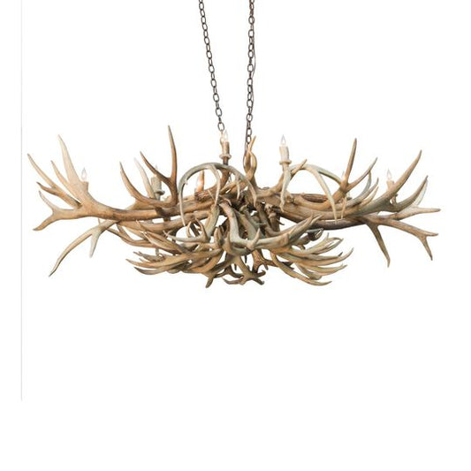 Antlers 71 Inch 10 Light Chandelier by Meyda Lighting
