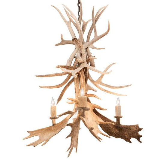 Antlers 28 Inch Chandelier by Meyda Lighting