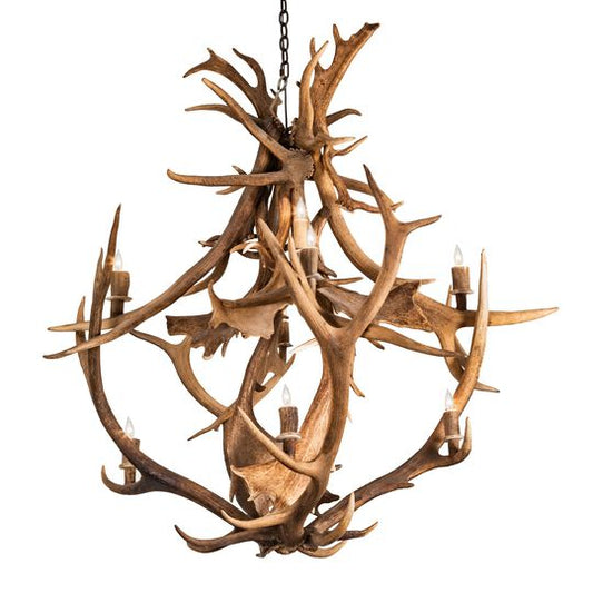 Antlers 55 Inch 10 Light Chandelier by Meyda Lighting