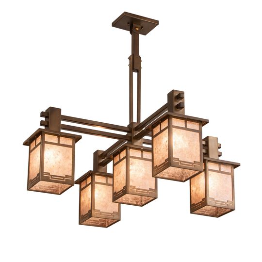 Roylance 36 Inch 4 Light Chandelier by Meyda Lighting