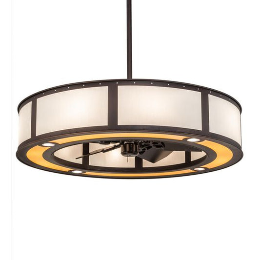 Smythe Craftsman 44 Inch 16 Light Chandelier by Meyda Lighting