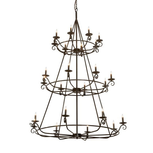 Estrella 60 Inch 6 Light Chandelier by Meyda Lighting