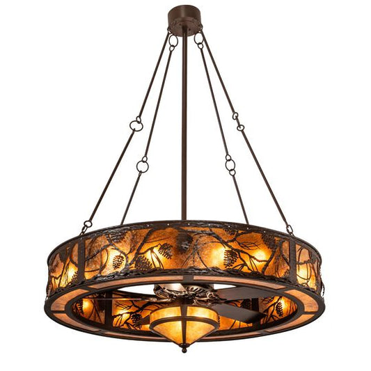 Whispering Pines 52 Inch Chandelier by Meyda Lighting
