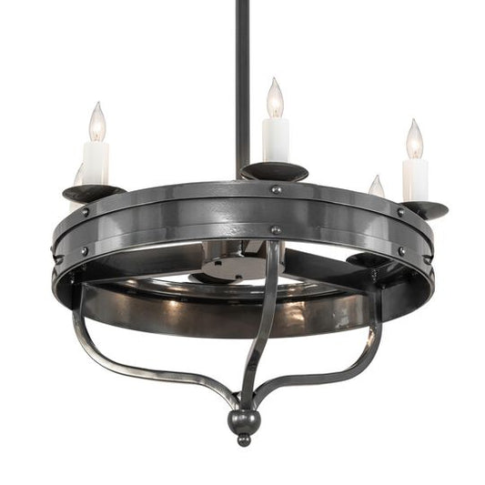 Parnella 30 Inch 3 Light Chandelier by Meyda Lighting