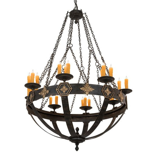 Neapolis 60 Inch 24 Light Chandelier by Meyda Lighting