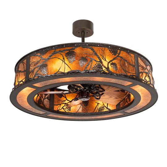 Whispering Pines 27 Inch 4 Light Chandelier by Meyda Lighting