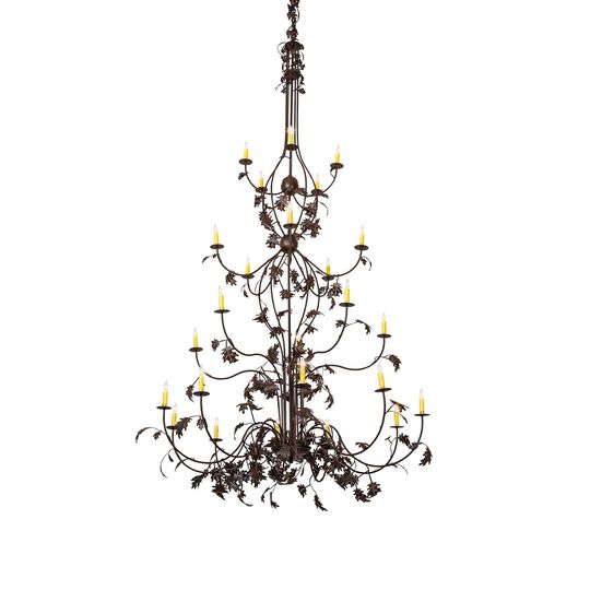 Oak Leaf 72 Inch Chandelier by Meyda Lighting