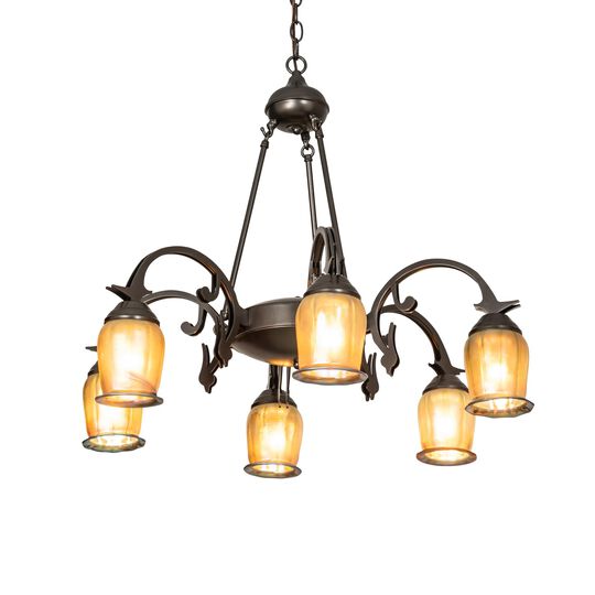 Revival 29 Inch 2 Light Chandelier by Meyda Lighting