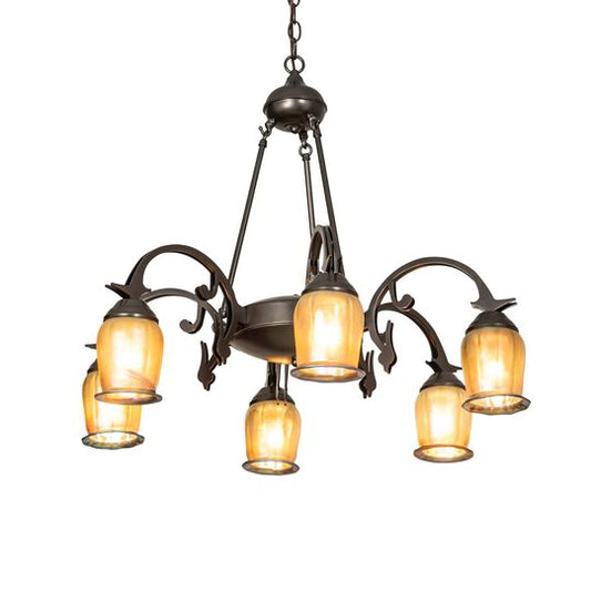 Revival 29 Inch 2 Light Chandelier by Meyda Lighting