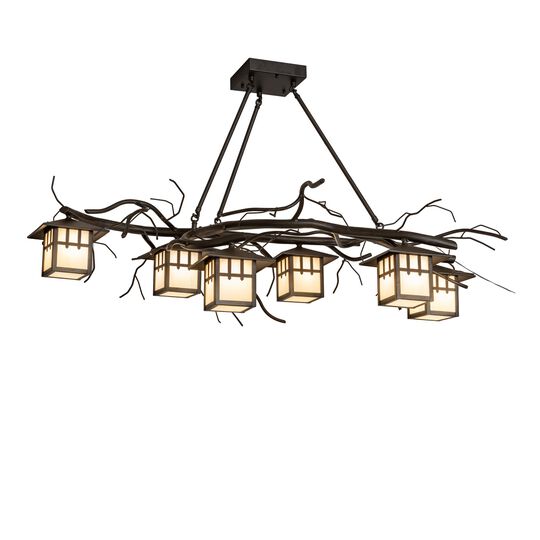 Winter Solstice 51 Inch 2 Light Chandelier by Meyda Lighting