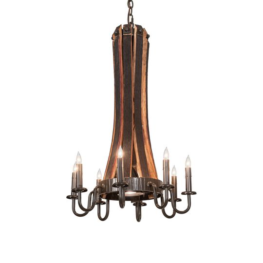 Barrel Stave 20 Inch Mini Chandelier by Meyda Lighting