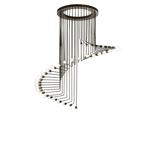 Alva 65 Inch 24 Light Chandelier by Meyda Lighting