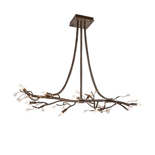 Winter Solstice 48 Inch 2 Light Mini Chandelier by Meyda Lighting