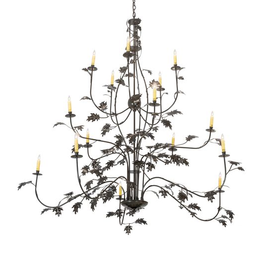 Oak Leaf Grand Pendant Light by Meyda Lighting