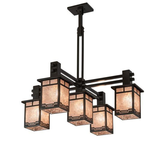 Roylance 51 Inch 6 Light Chandelier by Meyda Lighting