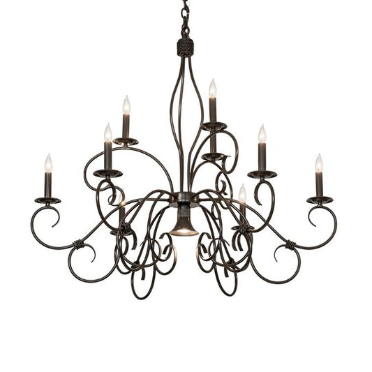 Grace 40 Inch 9 Light Chandelier by Meyda Lighting