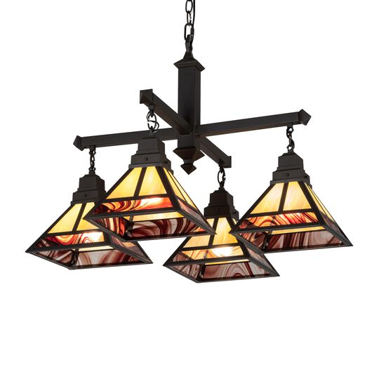T" Mission" 42 Inch 2 Light Chandelier by Meyda Lighting