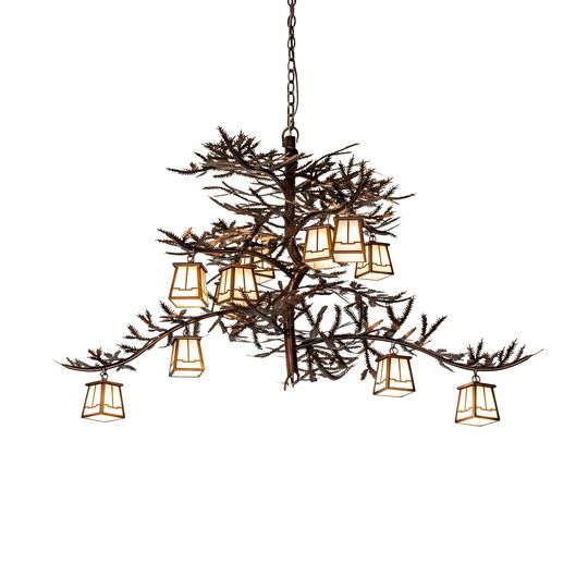 Pine Branch 55 Inch 12 Light Chandelier by Meyda Lighting