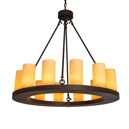 Loxley 36 Inch 6 Light Chandelier by Meyda Lighting