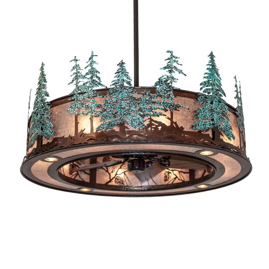 Whispering Pines 22 Inch Chandelier by Meyda Lighting
