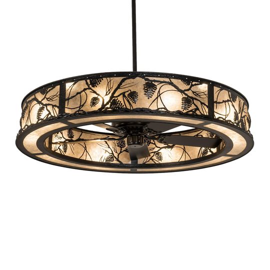 Whispering Pines 55 Inch 9 Light Chandelier by Meyda Lighting
