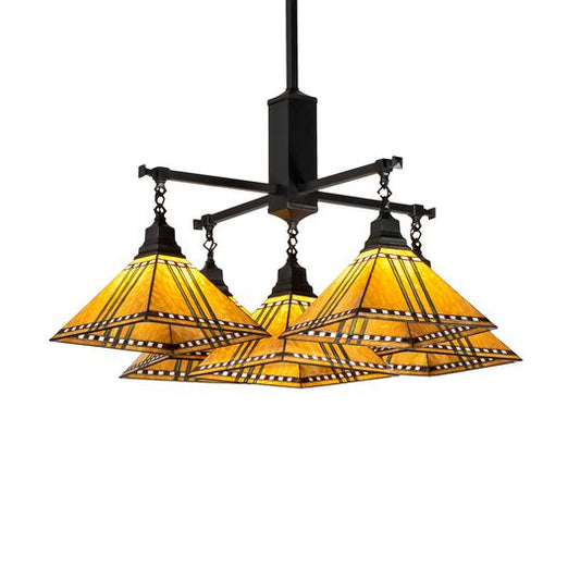 Prairie Corn Large Chandelier by Meyda Lighting