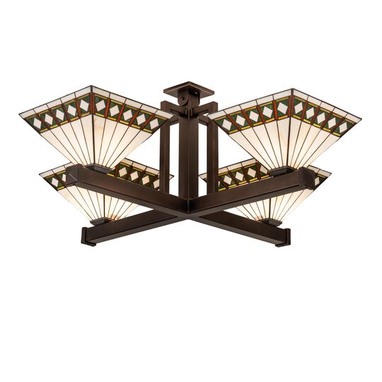 Diamond Band Mission 66 Inch Large Pendant by Meyda Lighting